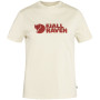 Camiseta de mujer Fjällräven Logo Tee W blanco Chalk White