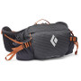 Riñonera Black Diamond Pursuit Waist Pack 6 L negro/marrón Carbon-Moab Brown