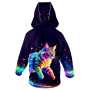 Chaqueta softshell para niños WAMU Dark Purple