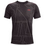Camiseta de hombre Under Armour Breeze 2.0 Trail Tee gris Jet Gray / Stone / Beta