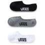 Calcetines Vans MN Classic Super No Show 3Pk (42,5-47) negro/gris Black Assorted