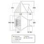 Tienda familiar Vango Teepee Air 400