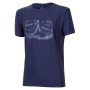 Camiseta de hombre Progress OS Maverick 24AP azul TmModryMelter