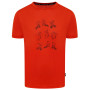 Camiseta para niños Dare 2b Rightful Tee naranja Burnt Salmon
