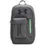 Mochila Under Armour Halftime Backpack gris oscuro Castlerock/MatrixGreen/Black