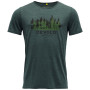 Camiseta de hombre Devold Ørnakken Forest Man Tee verde Woods