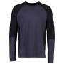 Camiseta funcional de hombre Mons Royale Olympus Ls negro/azul Black / 9 Iron