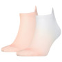 Calcetines de mujer Puma Gradient Sneaker 2P naranja peach
