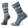 Calcetines Smartwool Everyday Zig Zag Valley Crew azul/gris Pewter Blue