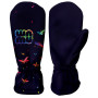 Guantes softshell para niños WAMU Dark Purple