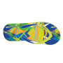 Pantuflas de mujer Aquawave Bambolea WMNS azul RoyalBlue/BambooPrint/SulphurSpring