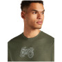 Camiseta funcional de hombre Icebreaker M Mer 150 Tech Lite SS Tee Adventure Rid