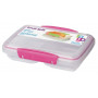 Caja de merienda Sistema Small Split To Go 350ml rosa