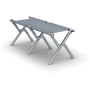 Banco Dometic GO Compact Camp Bench gris slit