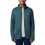 Sudadera de hombre Columbia Park View™ Fleece Full Zip 2023 azul/gris Night Wave Heather, Metal
