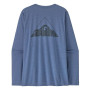 Camiseta de mujer Patagonia W's L/S Cap Cool Daily Graphic Shirt - Lands
