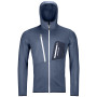 Sudadera de hombre Ortovox Fleece Grid Hoody M 2023 azul oscuro NightBlue