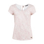 Camiseta de mujer Chillaz Hide The Best Flower blanco/naranja coral melange