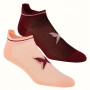 Calcetines de mujer Kari Traa Nora Sock 2Pk 2021 rosa/burdeos Dee