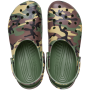Pantuflas Crocs Classic Camouflage Clog