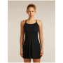 Vestido de mujer Icebreaker Merino Blend 150 Active Dress negro BLACK