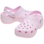 Pantuflas de mujer Crocs Classic Platform Pearl Clog