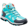 Calzado para niños Elbrus Plaret Mid WP Jr azul claro LightTurquoise/Turquoise/Coral
