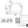 Cubierta de lona Brunner Bike Wrapper 2/3