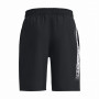 Pantalones cortos para niños Under Armour Woven Graphic Shorts-BLK