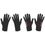Guantes para niños Progress DT COOLIO GLOVES 26RZ negro/rosa Black/Pink