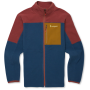 Sudadera funcional de hombre Cotopaxi M'S Abrazo Fleece Full-Zip Jacket beige/azul Nutmeg and Deep Sea