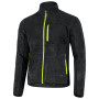 Sudadera de hombre Etape Warmer gris oscuro antracit/žlutá fluo
