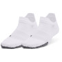 Calcetines de mujer Under Armour Breathe 2 No Show Tab 2pk blanco White / White / Reflective