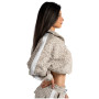 Sudadera de mujer Nebbia Half-Zip Leopard Sweatshirt Primal