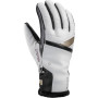 Guantes de esquí Leki Snowfox 3D Women blanco/negro white-gold