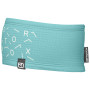 Banda para cabeza Ortovox Fleece Light Grid Headband azul claro ice waterfall