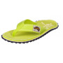 Chanclas de mujer Gumbies Islander Lime Turtle amarillo Lime