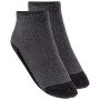 Calcetines para niños Bejo Calzetti Short Jrb gris/negro Grey Melange/Dark Grey