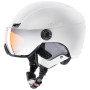 Casco de esquí Uvex HLMT 400 Visor style blanco WhiteMat