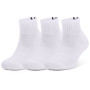 Calcetines Under Armour Core QTR 3PK blanco White/Black