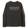 Camiseta de hombre Patagonia M's L/S Cap Cool Daily Shirt - Hut Tripper negro Black