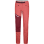 Pantalones de mujer Ortovox Brenta Pants W 2023 rojo blush