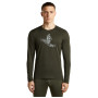 Camiseta funcional de hombre Icebreaker Men Merino 200 Oasis LS Crewe SkiingYeti