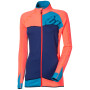 Sudadera de mujer Progress TS Rebelia 17OO naranja Salmon/Blue