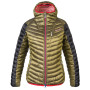 Chaqueta de mujer Rafiki Nevis verde/negro lizard/raven