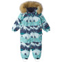 Mono para niños Reima Lappi 2022 azul Cold Mint