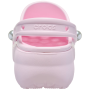 Pantuflas de mujer Crocs Classic Platform Pearl Clog