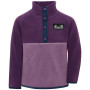 Sudadera para niños Didriksons Monte Kids Half Bu 6 Northen Purple violeta Northen Purple