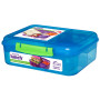 Caja de merienda Sistema Bento Lunch To Go azul claro