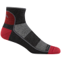 Calcetines de hombre Darn Tough 1715 1/4 Lightweight gris/rojo team dtv